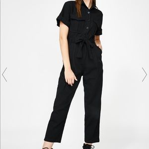 Street Smart Belted Utility Jumpsuit